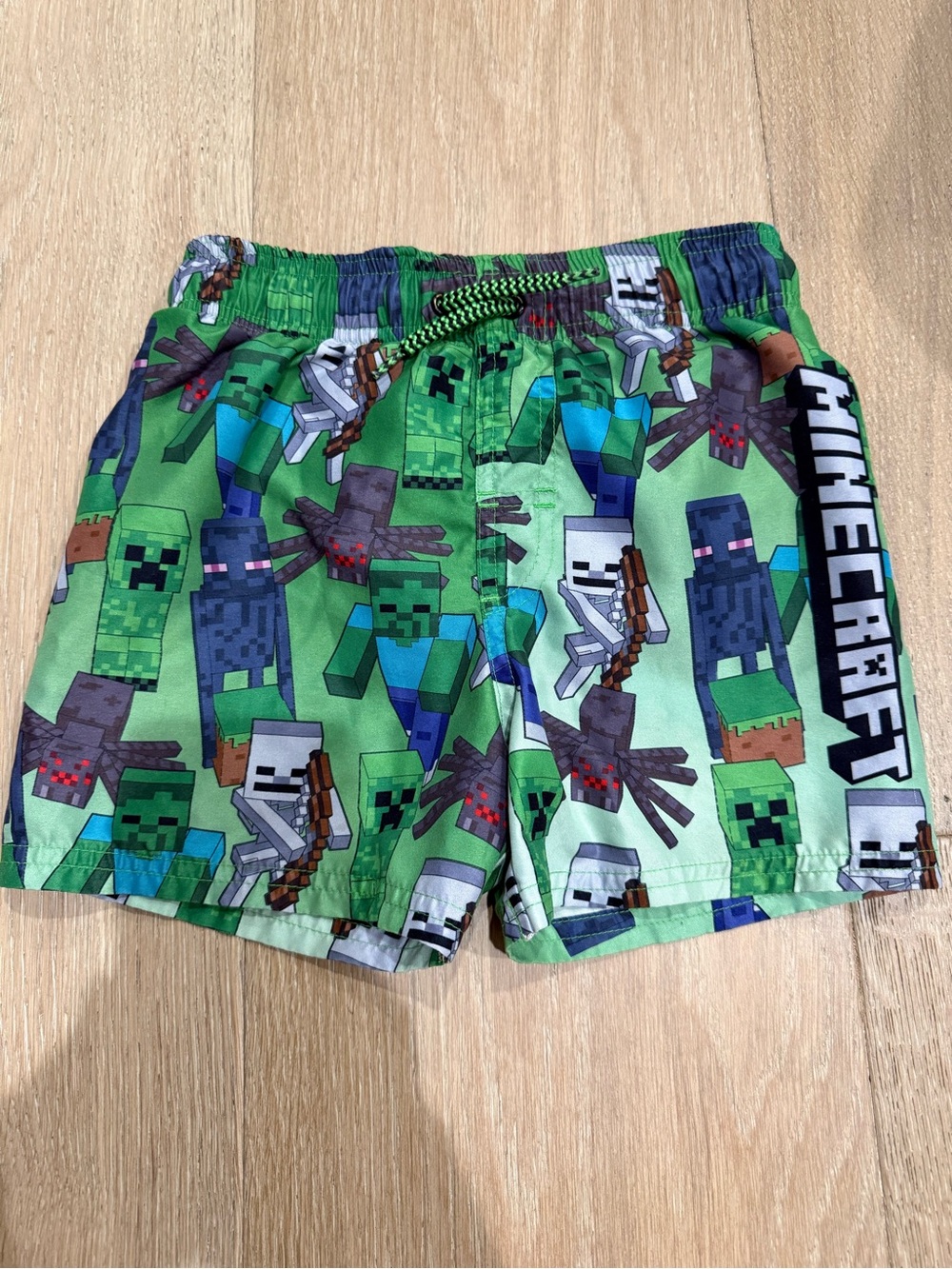 Minecraft Swim Shorts sz 4/5